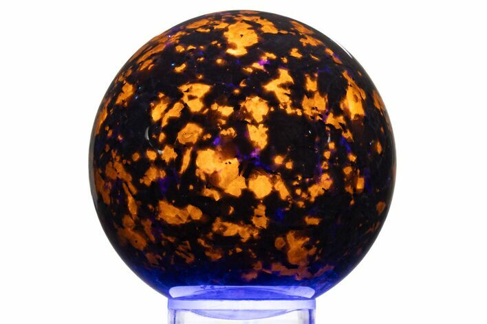 Fluorescent Polished Sodalite-Syenite Sphere - China #319422